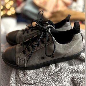 WOOBIES Men’s MOD-1 OD GREEN Canvas  Shoe Low Top Lace Up Size 6.5 Men 8 Women